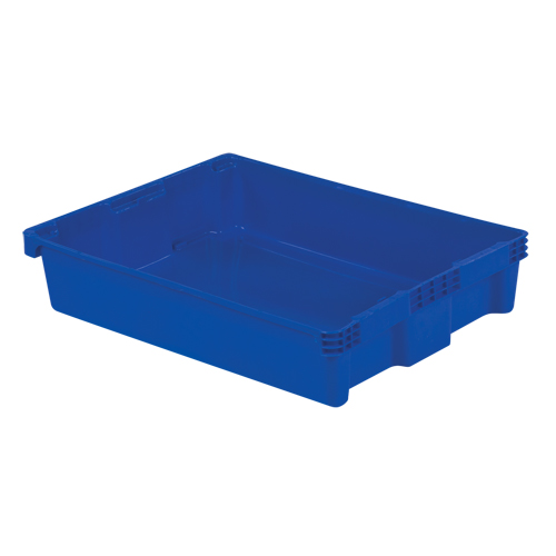 Contenants Stack-N-Nest Polylewton, 6,1" x 29,6" x 22,4", Bleu Auto-Cam
