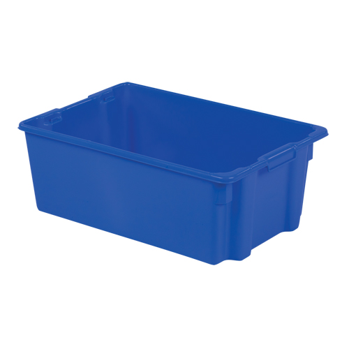 Contenants Stack-N-Nest Polylewton, 10,5" x 28,4" x 18,7", Bleu Auto-Cam