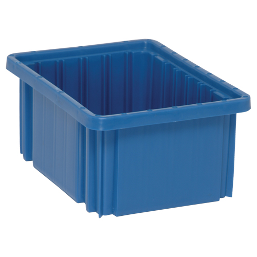 Contenants Divider Box, Plastique, 10,9" la x 8,3" p x 5" h, Bleu Auto-Cam