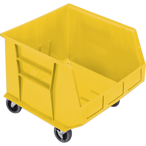 Bac mobile, 14" ha x 16-1/2" la x 18" p, Capacit&eacute; de 75 lb, Jaune Auto-Cam