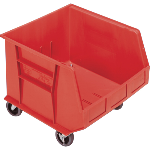 Bac mobile, 14" ha x 16-1/2" la x 18" p, Capacit&eacute; de 75 lb, Rouge Auto-Cam