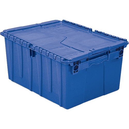 Contenants de distribution Flipak en plastique poly&eacute;thyl&egrave;ne (PE), 11,8" x 9,8" x 7,7", Bleu Auto-Cam