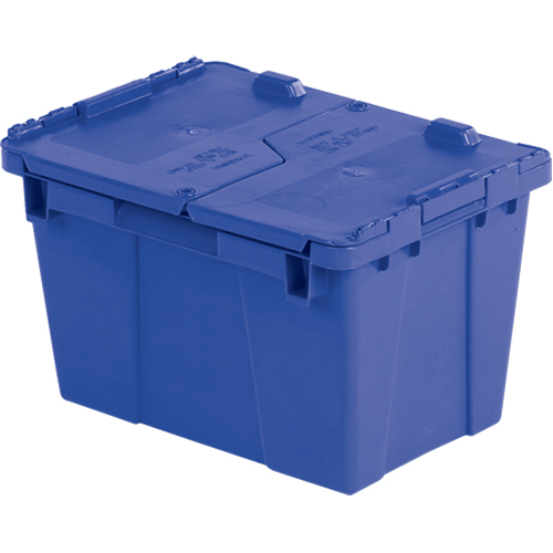 Contenants de distribution Flipak en plastique poly&eacute;thyl&egrave;ne (PE), 15,2" x 10,9" x 9,7", Bleu Auto-Cam
