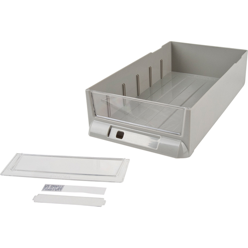 Tiroir de rechange pour armoires de pi&egrave;ces KPC-100, Plastique, 6-3/8" la x 11-3/10" p, 2-11/16" h, Gris Auto-Cam