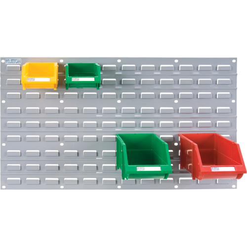 Panneau perfor&eacute; en m&eacute;tal pour bacs, 32 bacs, 36" la x 1/8" p x 19" h Auto-Cam