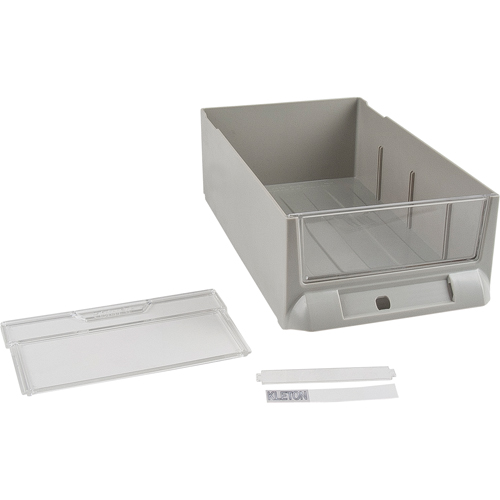 Replacement Drawer for KPC-200 Parts Cabinets, Plastic, 5-3/8" W x 9-13/16" D x 3-3/10" H, Grey Auto-Cam