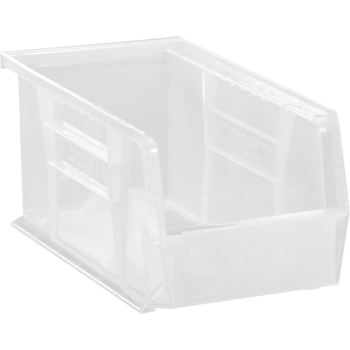 Clear-View Ultra Stack & Hang Bin, 4-1/8" W x 4" H x 10-7/8" D, Clear Auto-Cam