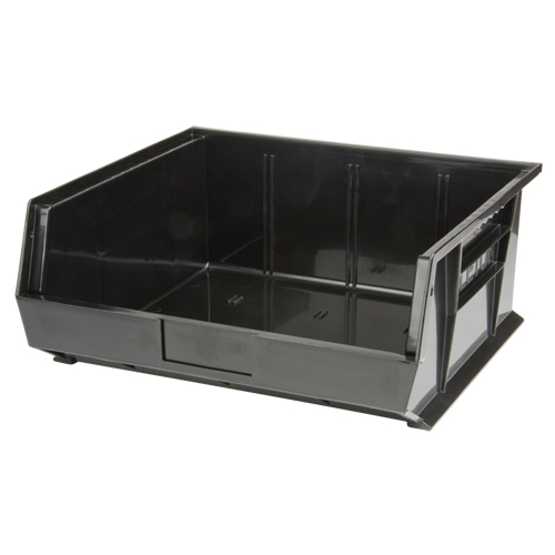 Stack & Hang Bin, 16-1/2" W x 7" H x 14-3/4" D, Black Auto-Cam