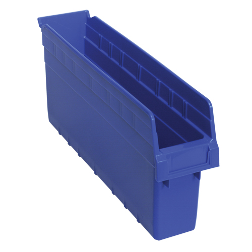 Bacs pour &eacute;tag&egrave;re Store-Max, 4-3/8" la x 8" H x 17-7/8" p, Bleu, Capacit&eacute; 56 lb Auto-Cam
