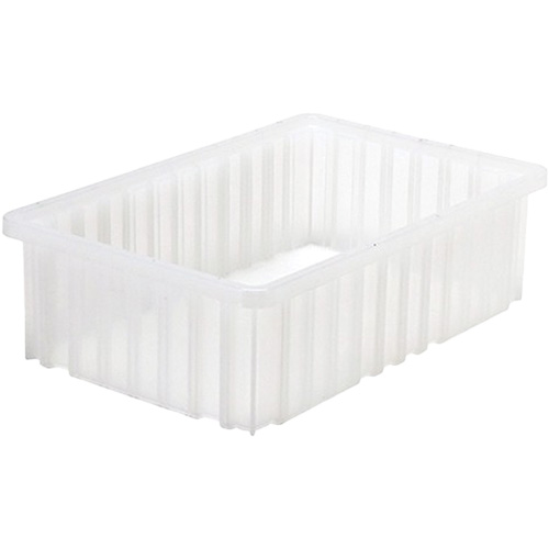 Contenant Divider Box, Plastique, 16,5" la x 10,875" p x 5" h, Gris Auto-Cam