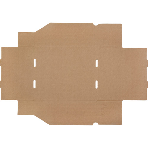 Deep Corrugated Parts Bins, 9-3/4" W x 11-1/4" D x 4-1/2" H, Beige Auto-Cam