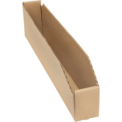 Boîtes profondes en carton ondul&eacute;, 2-7/8" la x 17-1/4" p x 4-1/2" h, Beige Auto-Cam