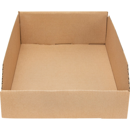 Deep Corrugated Parts Bins, 11-3/4" W x 17-1/4" D x 4-1/2" H, Beige Auto-Cam