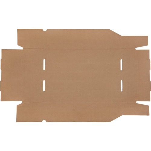 Deep Corrugated Parts Bins, 11-3/4" W x 17-1/4" D x 4-1/2" H, Beige Auto-Cam
