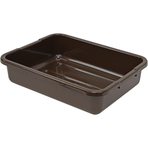 Bac d'entreposage tout usage &agrave; fond rainur&eacute;, 5" ha x 15" p x 21" lo, Plastique, Brun Auto-Cam