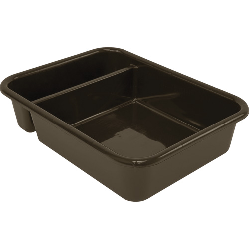 Bac d'entreposage tout usage &agrave; compartiment, 5" ha x 15" p x 20" lo, Plastique, Brun Auto-Cam