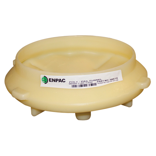 Poly-Pail Funnel, Polyethylene Auto-Cam