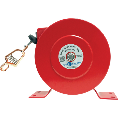 Retractable Grounding Wires, 50' Length, Light-Duty Auto-Cam