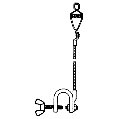 Light-Duty Bonding & Grounding Wire Assemblies - Alligator Clip & Small C-Clamps Auto-Cam
