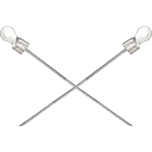 Assemblages l&eacute;gers de cables de masse et de mise &agrave; la terre - Deux raccordements a/borne d'extr&eacute;mit&eacute; de 1/4" Auto-Cam