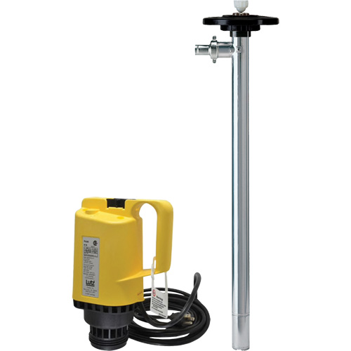 Electric Drum Pumps, Stainless Steel, 54.5 GPM Auto-Cam