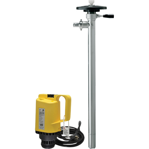 Electric Drum Pumps, Stainless Steel, 51 GPM Auto-Cam