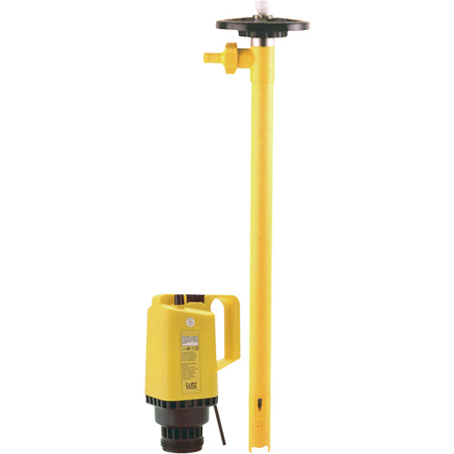 Electric Drum Pumps, Polypropylene, 24 GPM Auto-Cam