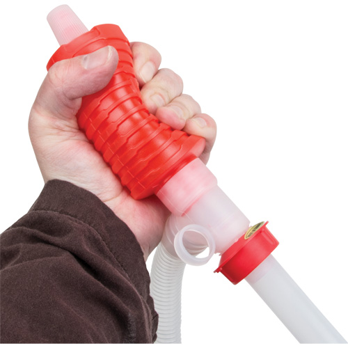 Siphon Pump, Fits 5 US gal., 2 Gal/min. Auto-Cam