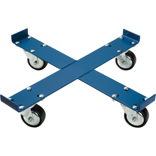Chariot pour baril, Acier, Capacit&eacute;e 1000 lb, Diam&egrave;tre 24", Roue en Polyur&eacute;thane Auto-Cam