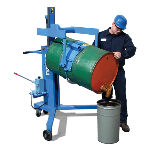 Basculeur - palettiseurs pour barils, 55 gal. US (45 gal. imp.) Auto-Cam