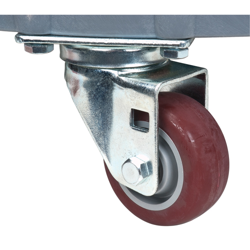 Leak Containment Drum Dolly, 24.25" dia. X 7.625" H, 1.5 US Gal. Spill Cap. Auto-Cam
