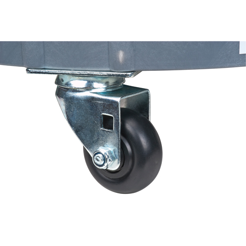 Leak Containment Drum Dolly, 24.25" dia. X 7.625" H, 1.5 US Gal. Spill Cap. Auto-Cam