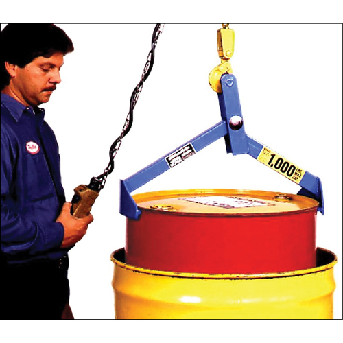 Leveur de baril et Overpack, 55 - 85 gal. US (45 - 70 gal. imp.), Cap. 1000 lb/454 kg Auto-Cam