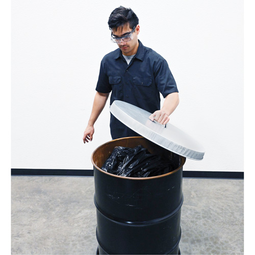 Galvanized Steel Open Head Drum Cover Auto-Cam