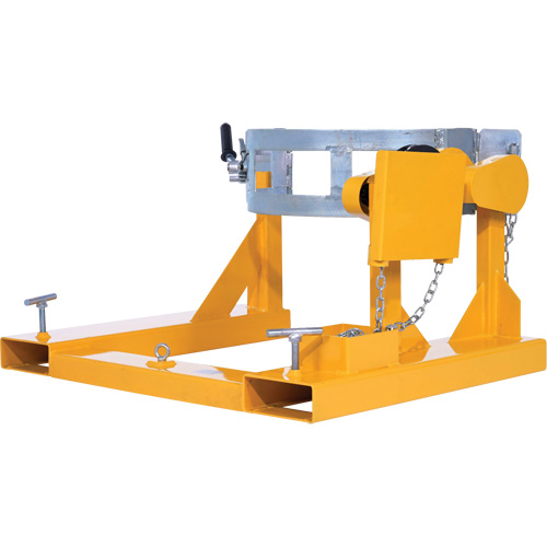 Fork Mounted Drum Carrier, For 55 US Gal. (45.8 Imperial Gal.) Auto-Cam