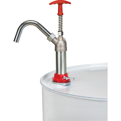 Pull Type Drum Pump, Fits 55 Gal., 22 oz./Stroke Auto-Cam