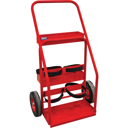 Hot Works Fire Prevention Cart, Semi-Pneumatic Wheels, 17.75" W x 8.9" L Base, 100 lbs. Auto-Cam
