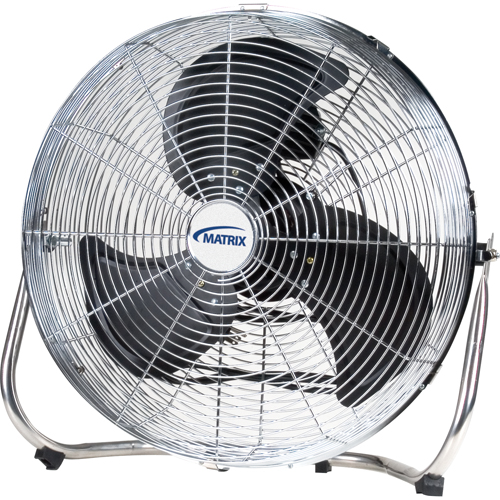 Ventilateur sur pied haute vitesse, 3 vitesses, 18" Diam&egrave;tre Auto-Cam