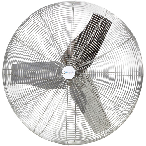 Stainless Steel Food Service Washdown Air Circulating Fans, Industrial, 1 Speed, 20" Diameter Auto-Cam