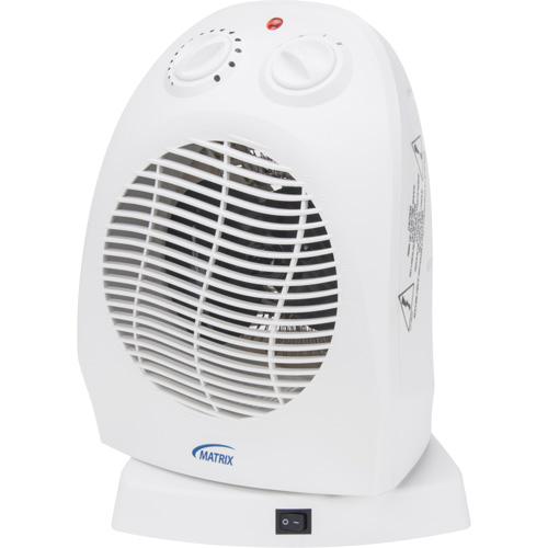 Portable Convection Heater, Fan, Electric, 5200 Auto-Cam