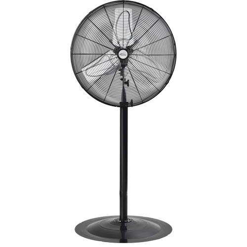 Ventilateur oscillant sur socle, Robuste, 2 Vitesses, Diam&egrave;tre de 24" Auto-Cam