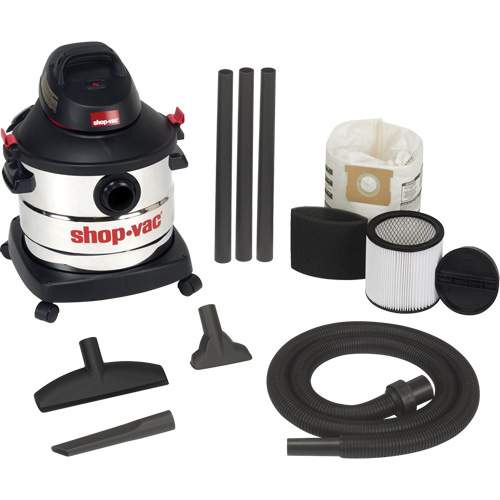 Shop Vacuum, Wet-Dry, 6 HP, 8 US Gal. (30.3 Litres) Auto-Cam