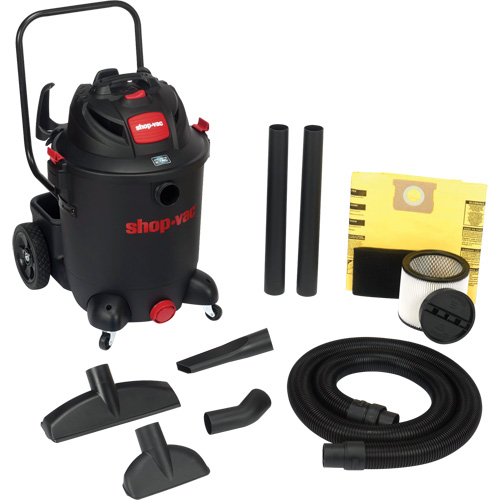 SVX2 Utility Shop Vacuum with Cart, Wet-Dry, 6.5 HP, 14 US Gal. (53 Litres) Auto-Cam