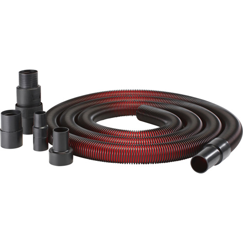 1-1/2" x 12' Premium Grade Crush-Resistant Hose with Adapter Auto-Cam