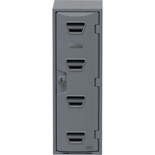Locker, 12" x 15" x 47", Grey, Assembled Auto-Cam