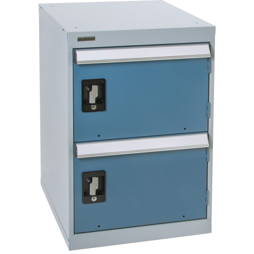 Two-Door Pedestal Workbench, 28" H x 18" W x 21" D Auto-Cam