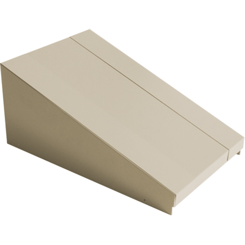 All-Welded Concorde - Heavy-Duty Lockers Sloping Top, 1 Bank, 18" D x 12" W x 6" H, Beige, Steel Auto-Cam