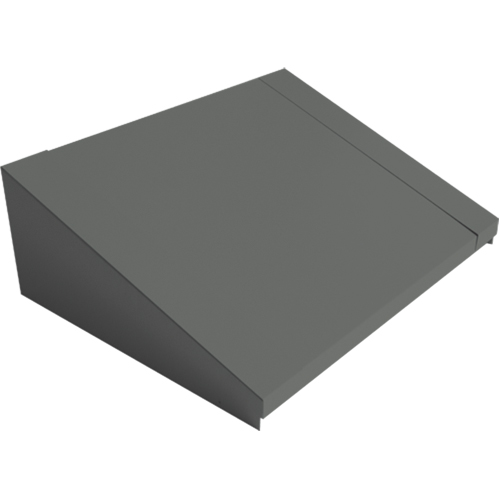 All-Welded Concorde - Heavy-Duty Lockers Sloping Top, 2 Bank, 18" D x 24" W x 6" H, Steel Auto-Cam