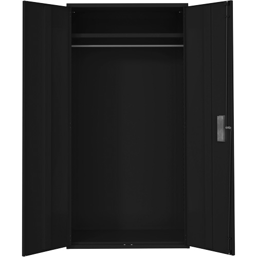 Armoire garde-robe, Acier, 36" la x 18" p x 72" h, Noir Auto-Cam
