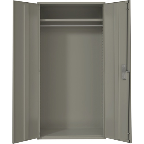 Armoire garde-robe, Acier, 36" la x 18" p x 72" h, Gris Auto-Cam